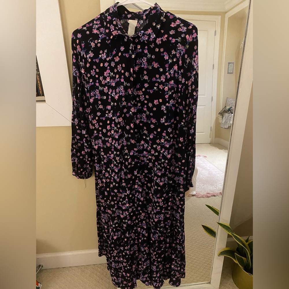 Floral Long Sleeve Dress
